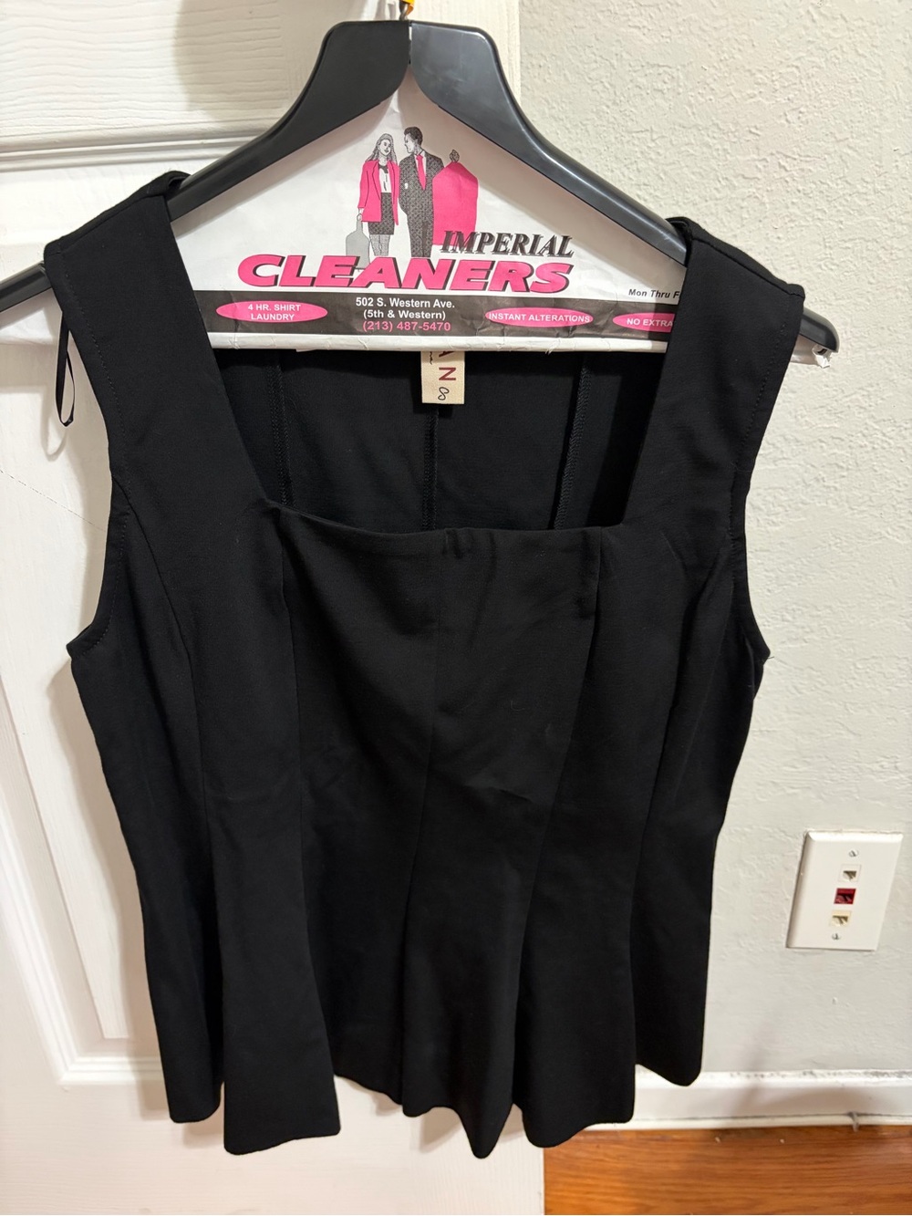 NWT Dolan Left Coast Sleeveless Seemed Peplum Top